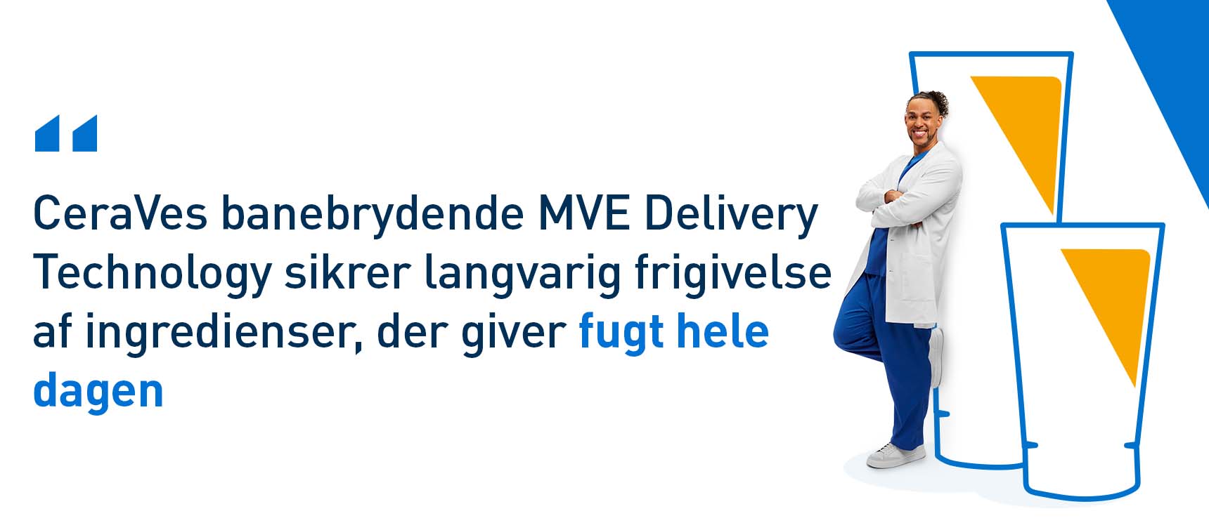 CeraVes MVE Delivery Technology hjælper med at holde huden fugtet hele dagen